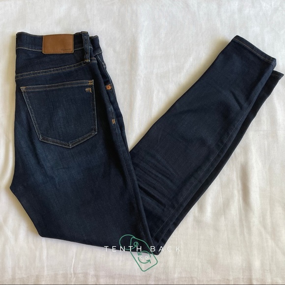 MADEWELL Tencel Denim Edition 9” High-Rise Skinny Jeans | 25 - Picture 6 of 15